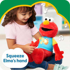 Sesame Street Sing-Along Elmo plush batteries included for immediate play