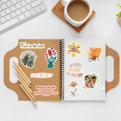 Sesunbla scrapbook sticker pack for Bible journaling sessions