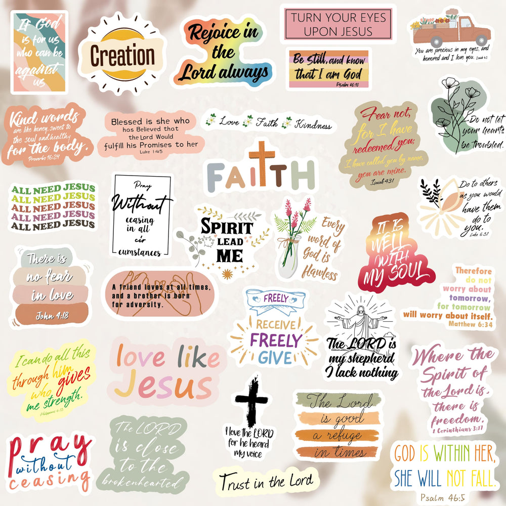 Sesunbla waterproof vinyl stickers for vision boards and laptops