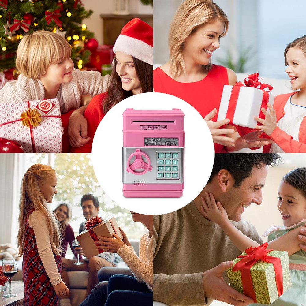 Setibre Piggy Bank ABS material offers durable, odor-free kid-friendly use