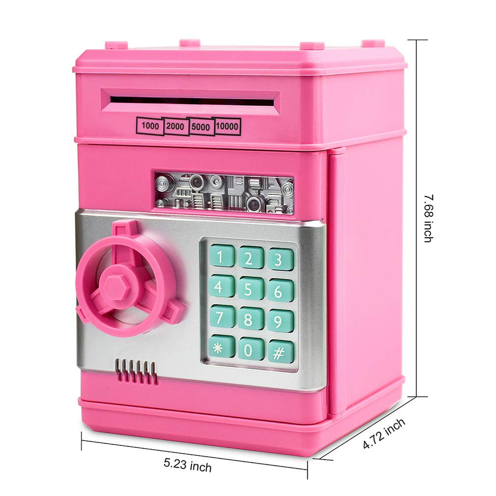 Setibre Piggy Bank coin and bill slot supports high-capacity saving for fun