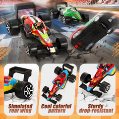 SevenQ durable plastic toy cars side view, built for rough play.