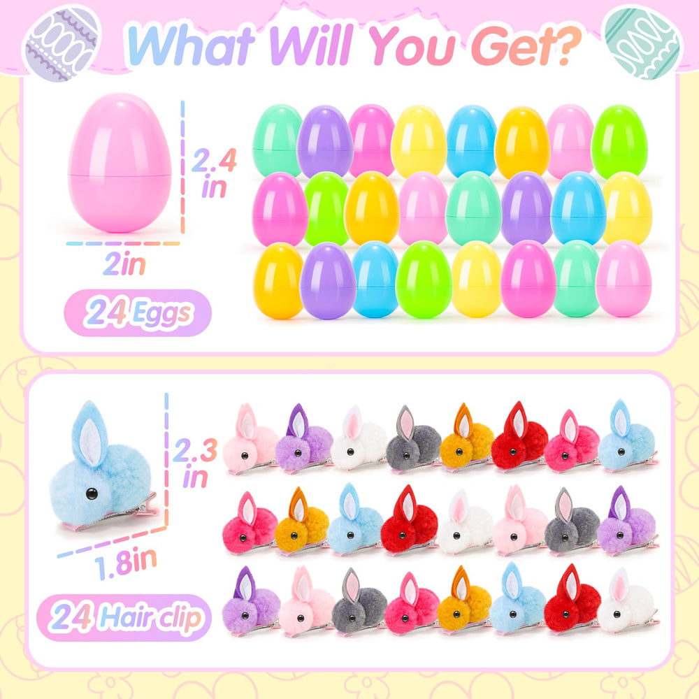 SevenQ plastic eggs with smooth edges for durable, reusable Easter decor