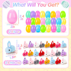 SevenQ plastic eggs with smooth edges for durable, reusable Easter decor