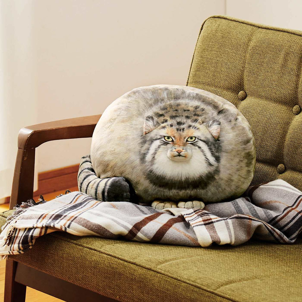 Sew Butiful Pallas Cat Plush 45cm – decorative plush for bedroom or living room.
