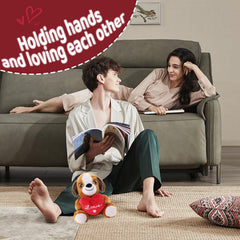 Sew Butiful Plush Puppies love messages for expressing affection