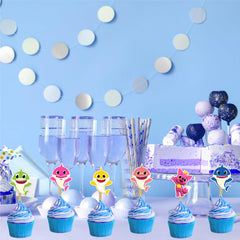 Seyal Bby Shrk toppers suitable for baby showers