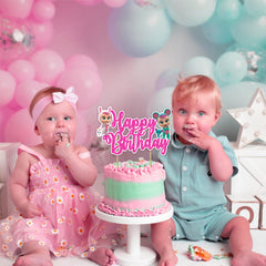 Seyal Cry Babes topper made from durable cardstock lightweight and safe