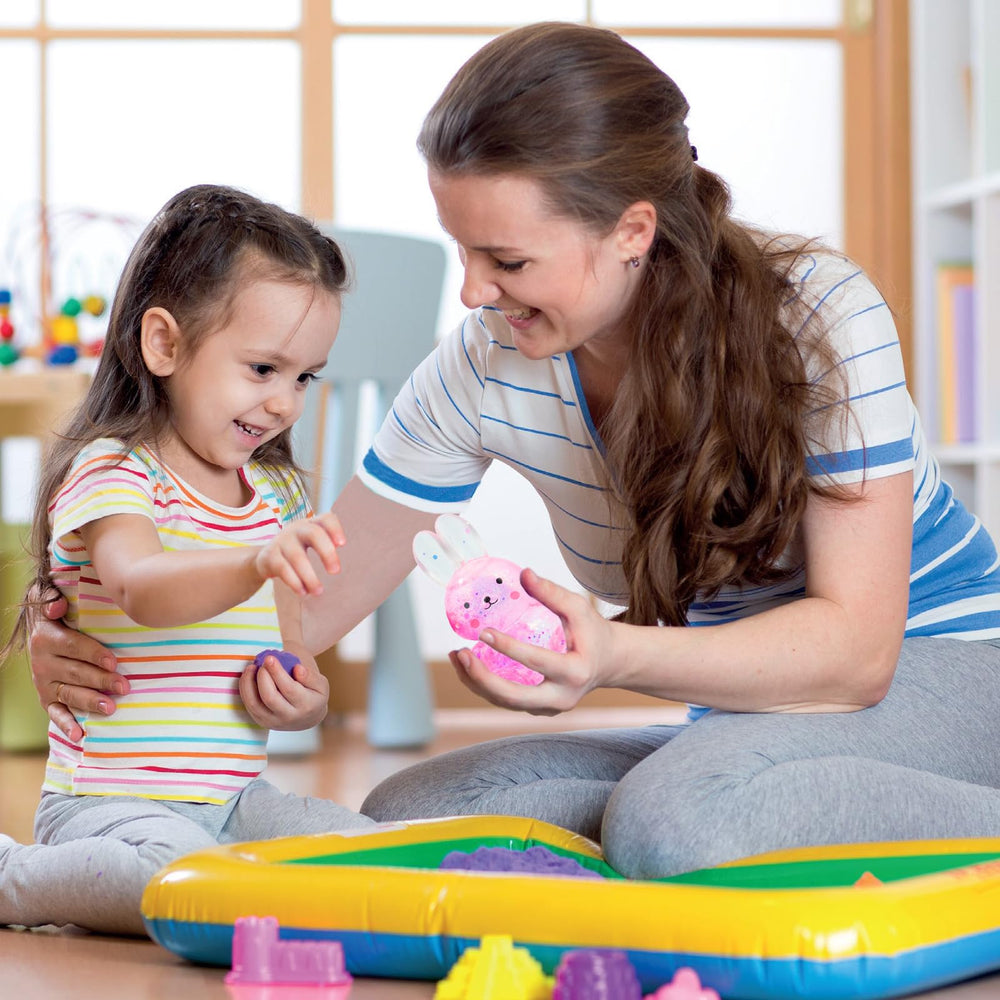 Sezua Glitter Rabbit Squishy Toy—soft, tactile relief for anxiety and playful moments.