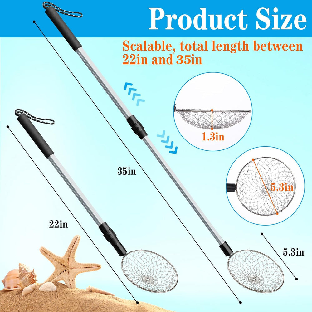 Sfcddtlg beach scoop head features a 5-3 inch diameter for efficient sieving