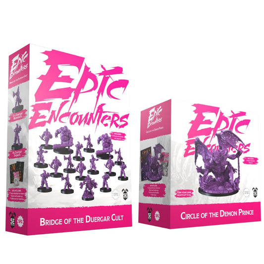 SFG Epic Encounters Circle Demon Prince miniatures for immersive battles.
