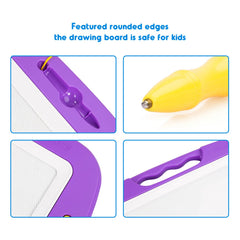 SGILE ergonomic eraser glides smoothly for easy, gentle corrections