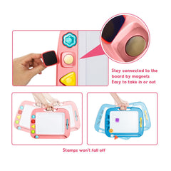 SGILE ergonomic eraser provides a smooth, easy wipe for little artists.