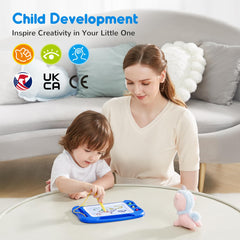 SGILE magnetic drawing board color zones to spark imagination during doodling.