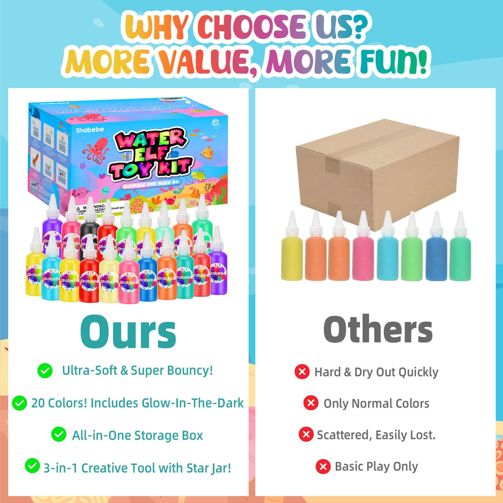 Shabebe Magic Water Elf Kit easy-to-follow instructions for kids