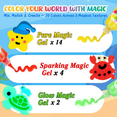 Shabebe Magic Water Elf Kit sea creatures molds showcase friendly marine shapes