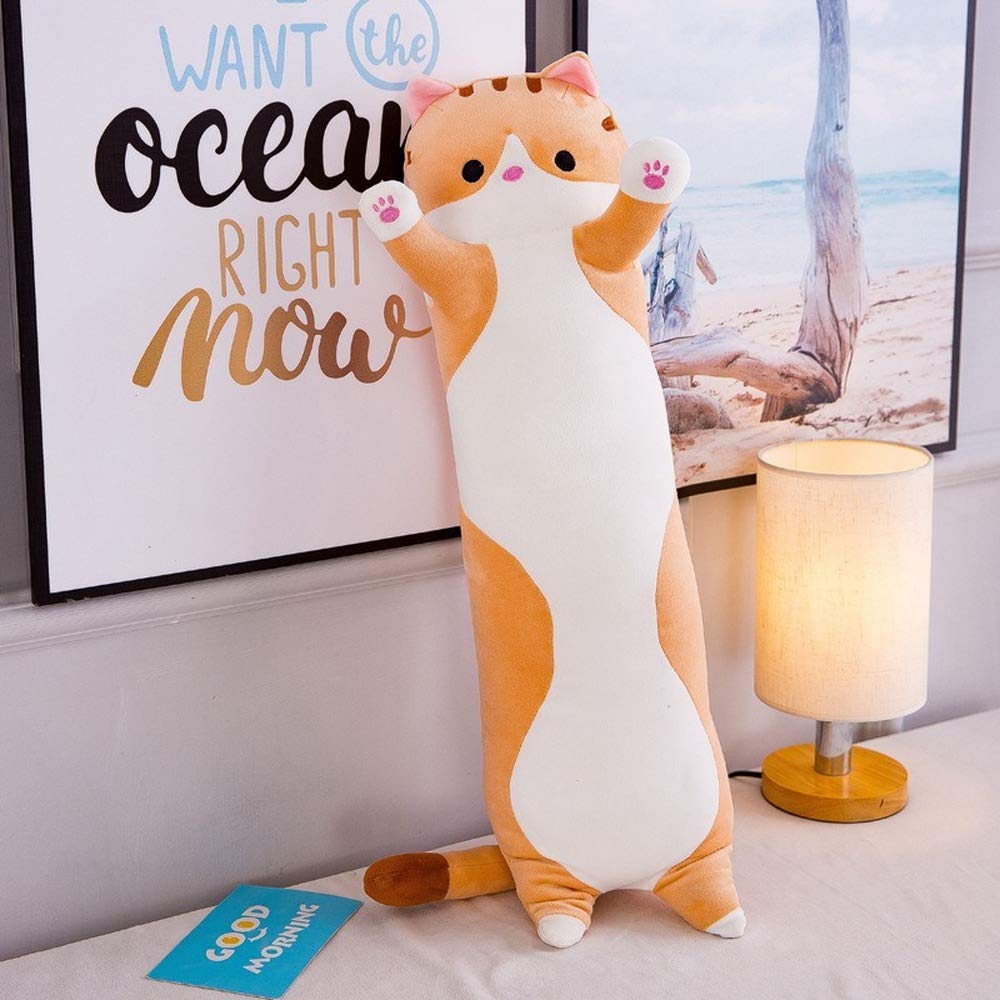 Shangman Lovely Plush Cat Doll in 70cm size for kids' playtime and comfort