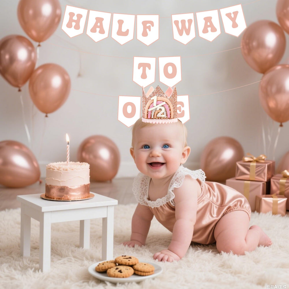 Shanmorine rose gold decor pack adds festive ambiance to the party