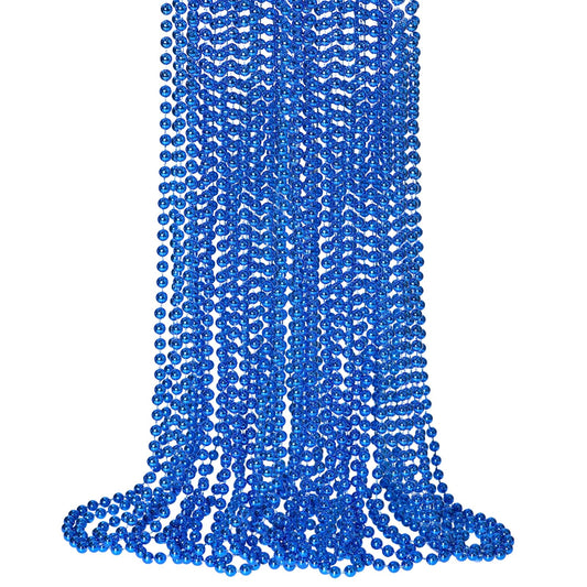 SHAOQINLIN blue bead necklace set for party dΓ©cor and parade throws.