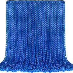 SHAOQINLIN blue bead necklaces bulk oval beads for celebrations and parade throws.
