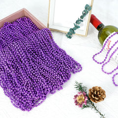 SHAOQINLIN purple beads necklace set durable and easy to wear