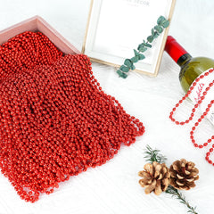 SHAOQINLIN red necklaces bulk pack suited for events like weddings and birthdays.