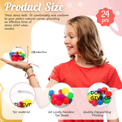 Close-up of the Shappy 2.36-inch compact stress ball in hand for on-the-go relief.