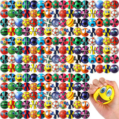 Shappy 204-piece mini stress balls in football design for quick stress relief at home