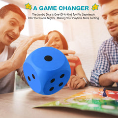 Shappy dice gift-ready blue, a versatile learning toy for celebrations.