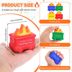 Shappy dumpster-stress-relief-ball handheld size for portable mood support anywhere.
