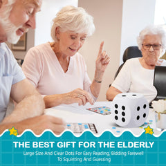Shappy 6x6x6 inch dice are sturdy yet soft for safe hands-on activities.
