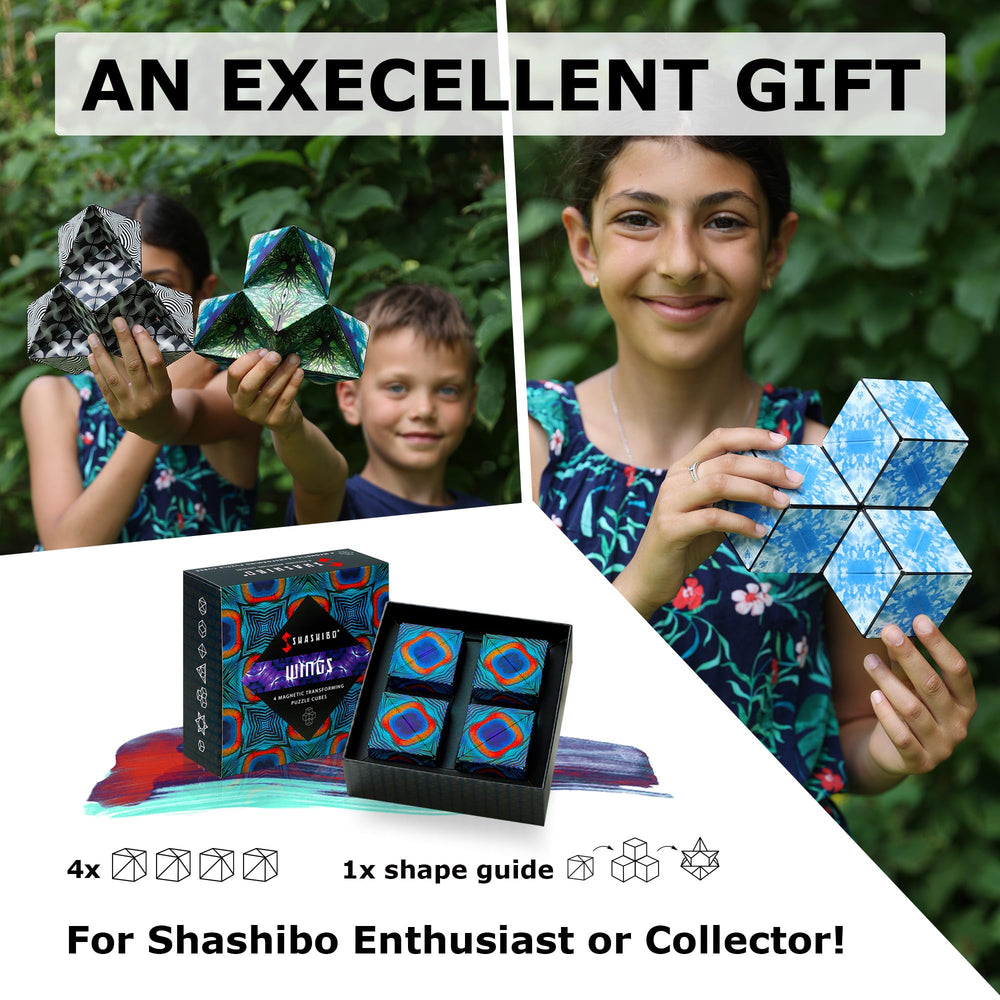 Shashibo art patterns reveal vibrant, mesmerizing design options.