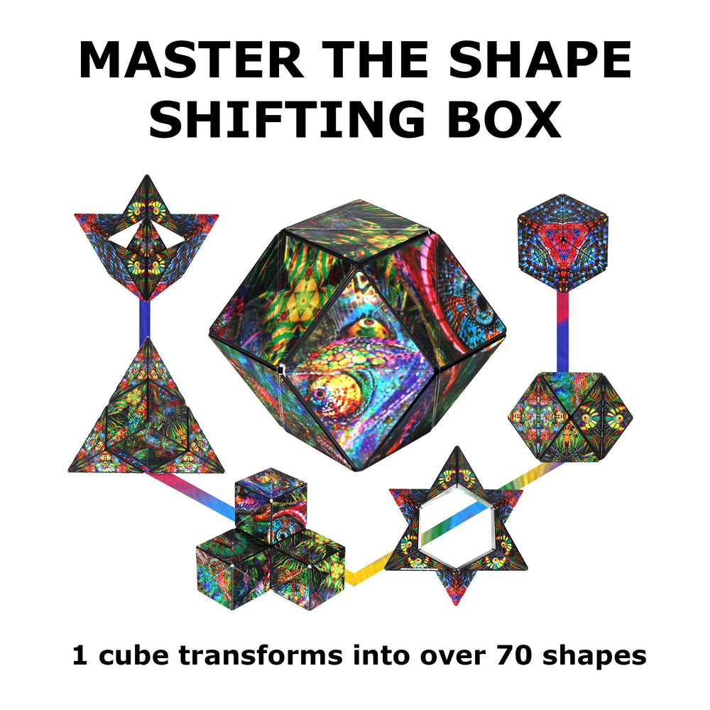 Shashibo compact, travel-friendly design for quiet play on the go.