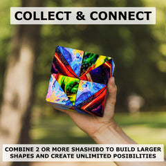 Shashibo Cosmos calm fidget provides mindful, tactile relaxation.