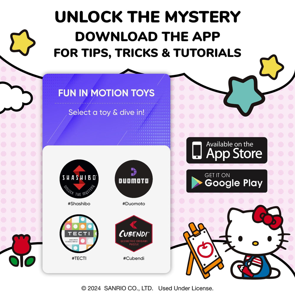 Shashibo Hello Kitty & Friends app gives extra ideas and challenges.