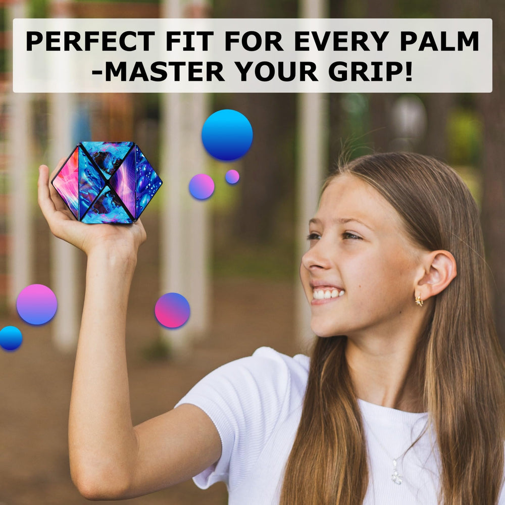 Shashibo quiet fidget toy supports focus without distraction.
