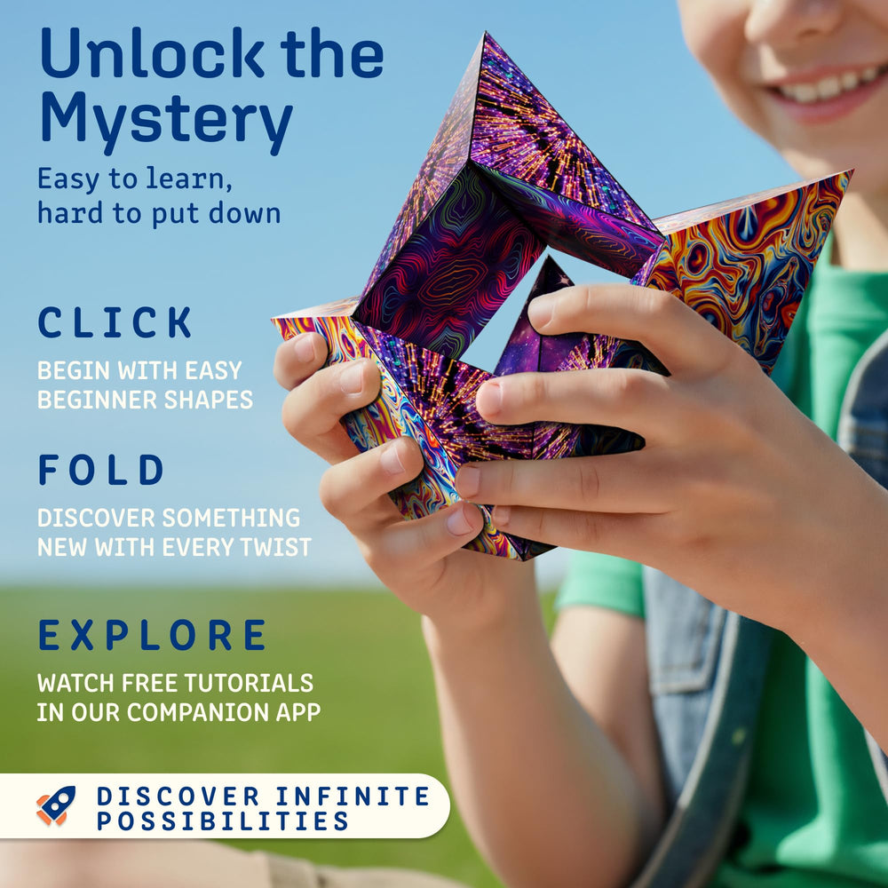 Shashibo quiet sensory fidget supports calm focus during breaks.