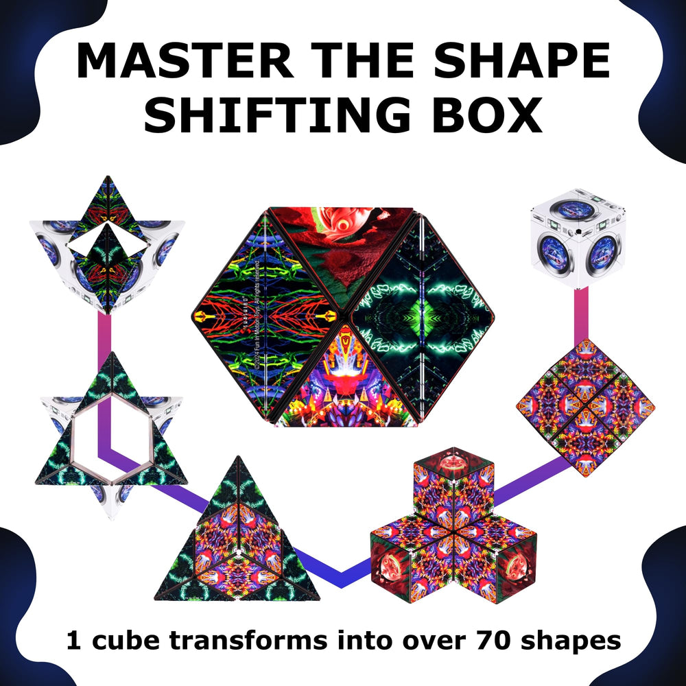 Shashibo sensory fidget play visual: engages hands and mind during breaks.