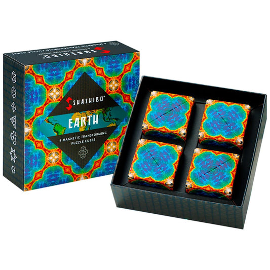 Shashibo Shape Shifting Box showing magnets enabling smooth transformations