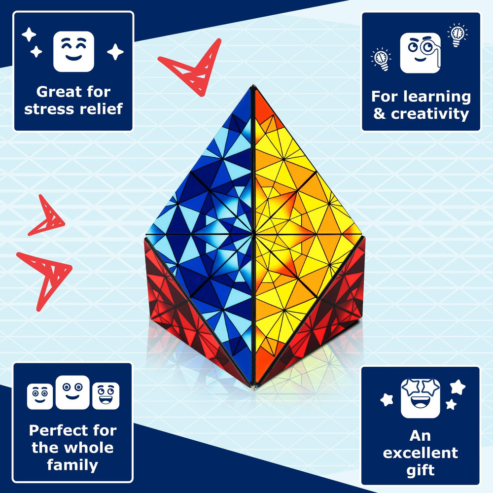 Shashibo Squared Box demonstrates 3D structures built quickly for learning.