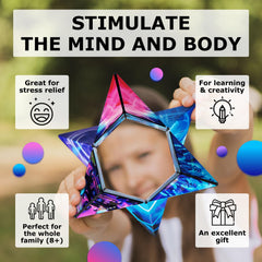 Shashibo transformations 100+ shapes demonstrate versatile sensory exploration for all ages.