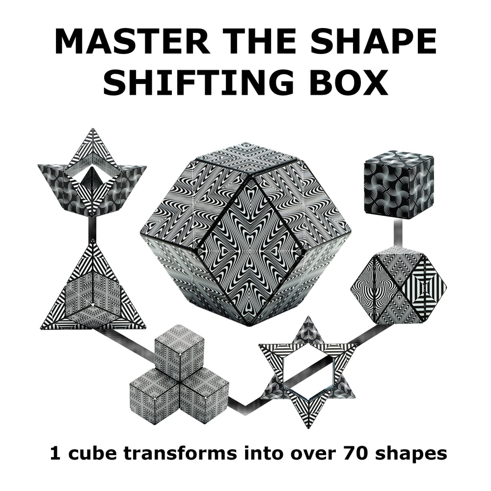 Shashibo vibrant art patterns for visually engaging shape creation