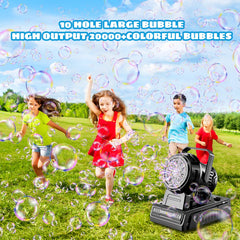 SHCKE large liquid reservoir reduces refills during long celebrations.