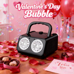 SHCKE bubble machine top view emphasizes 26 wands delivering dense bubbles.