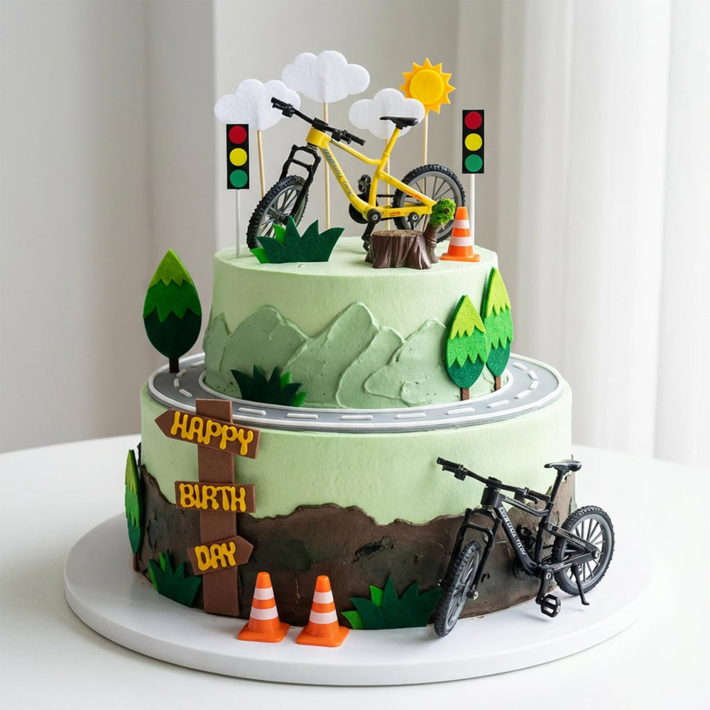 She Said Okurrr happy birthday cake topper adds festive focal point for celebrations.