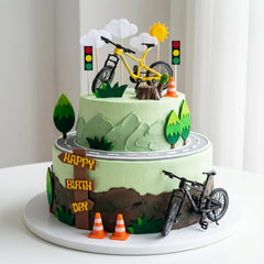 She Said Okurrr happy birthday cake topper adds festive focal point for celebrations.