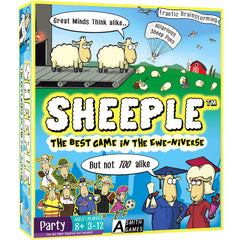 SHEEPLE game board on table ready for family night fun.