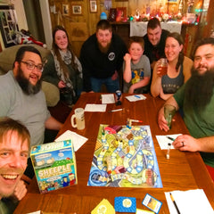 SHEEPLE winner celebration with a cheerful glow.