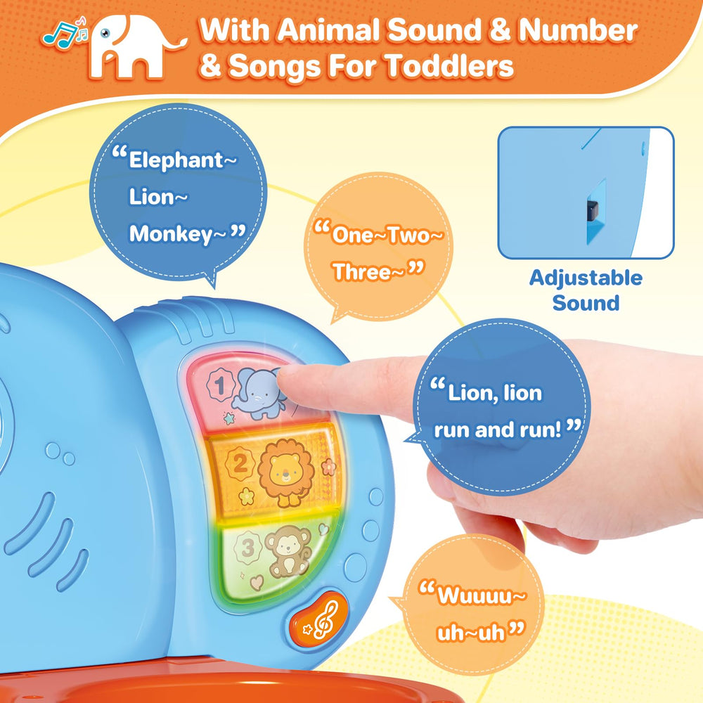 Shemira elephant-theme toy design engages toddlers with friendly character