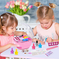 Shemira glitter powder packs add sparkle to kid-friendly nail art.